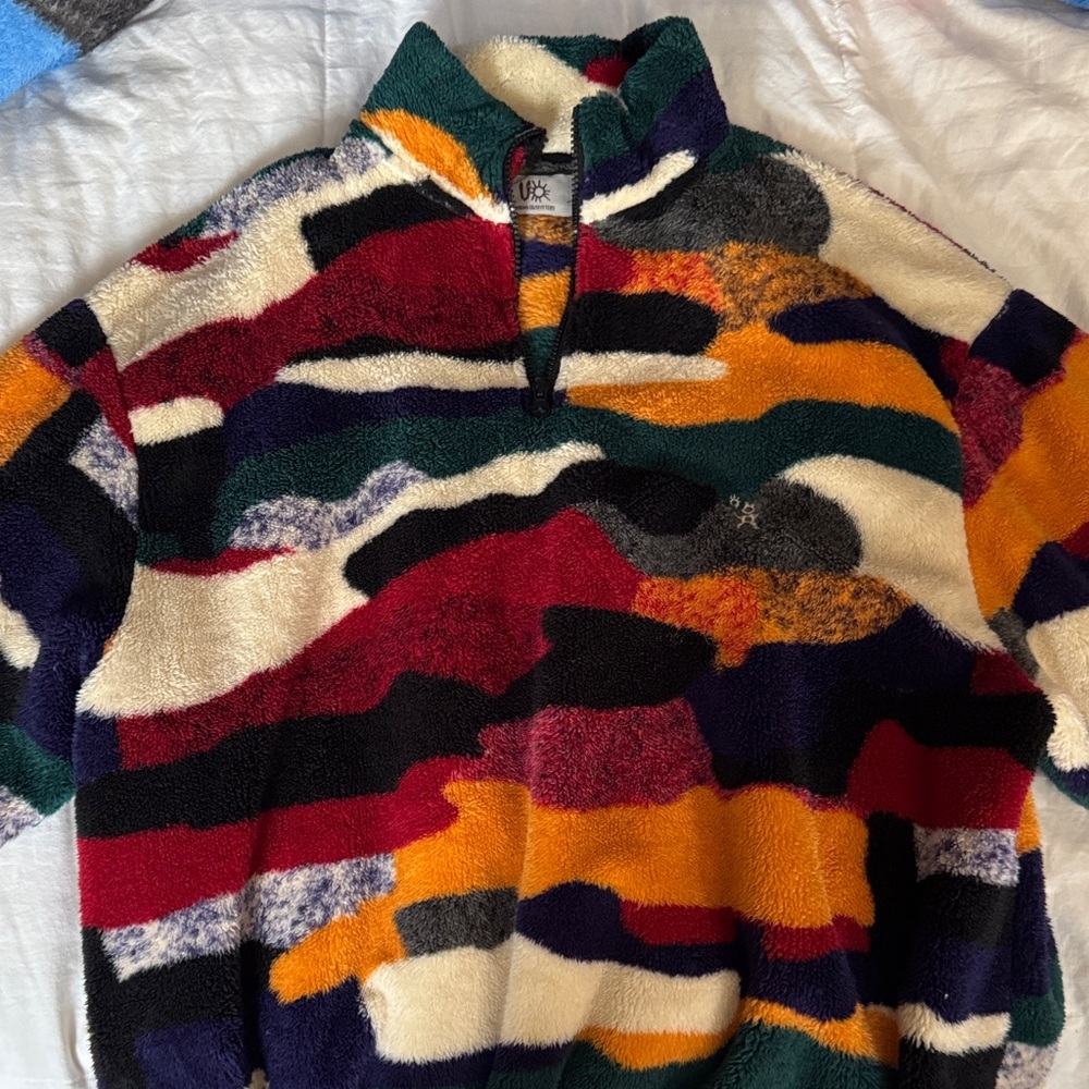 Urban Outfitters Multicolor Zip-Up Sweater